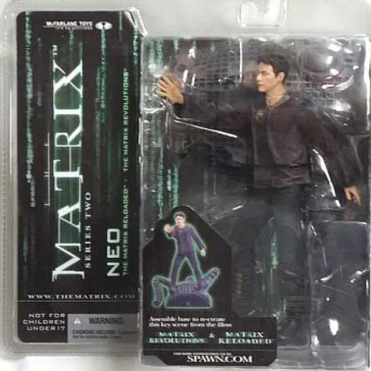 Mcfarlane Toys Matrix Reloaded & Revolutions Series Two 2 Neo Trading Figure