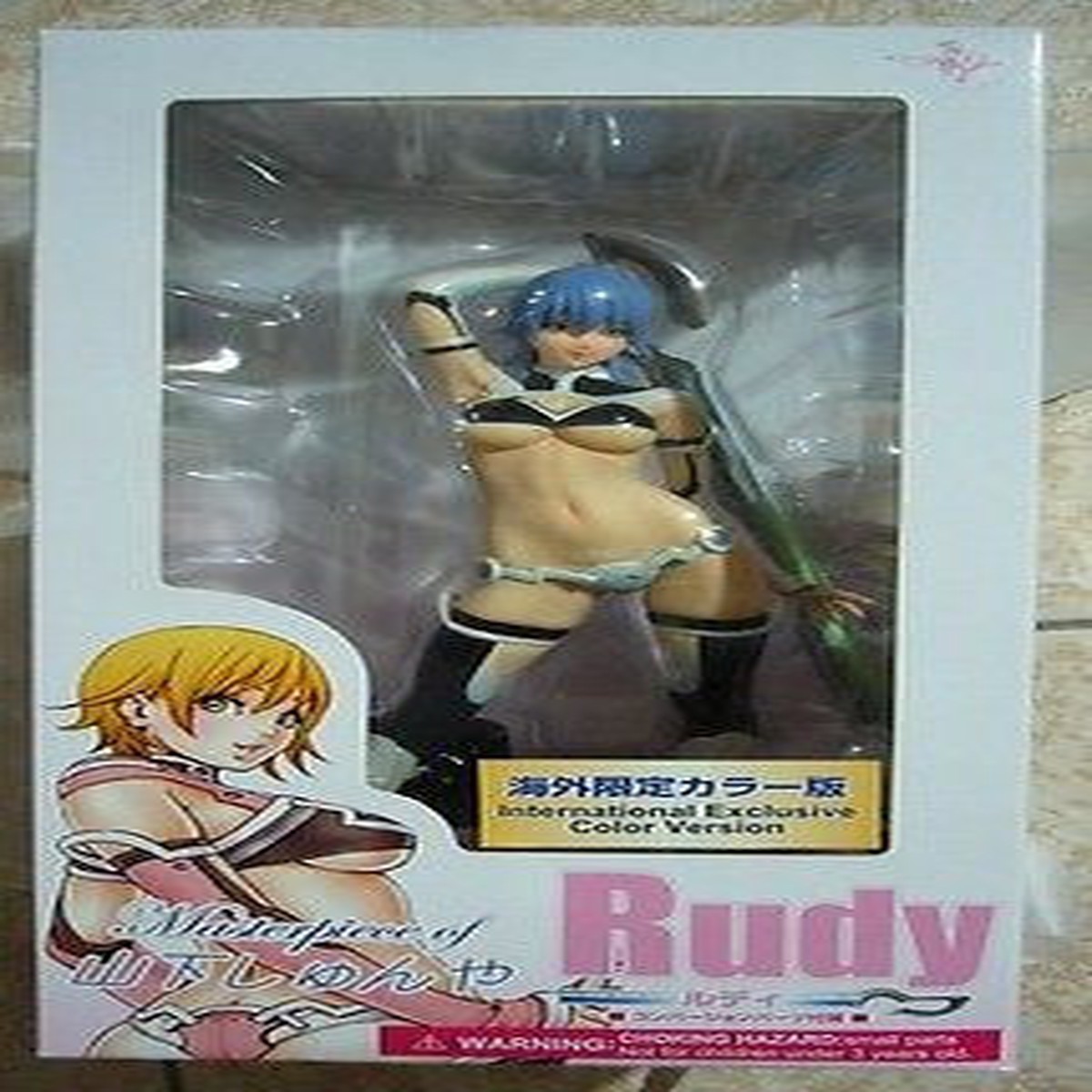 Aoshima Funny Knights 1/7 Art Of Shunya Yamashita Rudy International Exclusive Blue Hair ver Pvc Figure